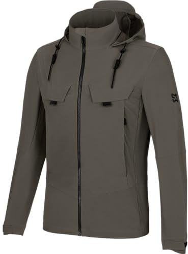 WÜRTH MODYF Outdoorjacke Loop – hochwertige Übergangsjacke in Anthrazit aus Stretch-Material mit hohen Abriebwerten – atmungsaktiv & winddicht – Größe L