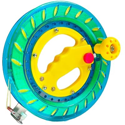 20cm Drachenrad für Erwachsene mit Sicherheitsschloss, Drachenwinder | Flying Hoofer 20cm drachenwickler Sicherheitsverriegelungsfunktion, 300 m hochfeste Drachenschnur und Verbindungsstücken