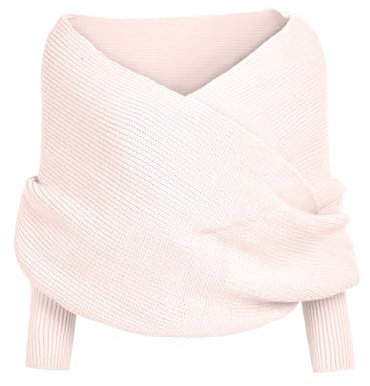 IQYU Strickschal Damen Schal Damen Schwarz Glitzer OutdoorDamen Schal Rot Kariert Damen