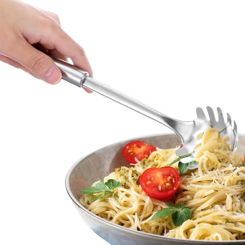 Nudelschaufel, Spaghetti-Schaufel, Spaghetti-Gabel, Nudellöffel, Nudellöffel, Spaghettiheber für Damen, Herren, Kinder