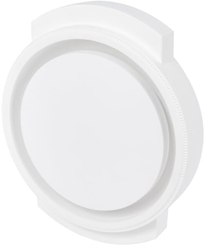Repa Market Gips 125mm lüftungsgitter Diffusor - Lackierbarer Rund Moderne Lüftungsauslass - Tellerventil mit Magnet - Home Register Deckenlüftungsabdeckungenb Deckenlüftung Abdeckung