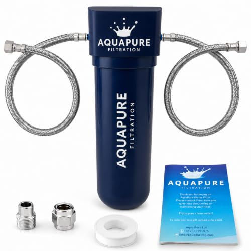 Aquapure UK Under Sink Water Filter System - 40,000L NSF/ANSI Certified | Water Filter System That Works As a True Water Purifier – Removes Chlorine, Sediment & More For Fresh Tap Water In Your Home.