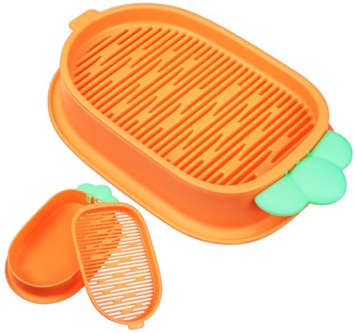Kisangel 2pezzi Fioriera Per Gatta Carota Cassetta Per Piantare Gatta Fioriera in Plastica Pp Resistente Facile Da Usare e Decorativa e Animali Domestici