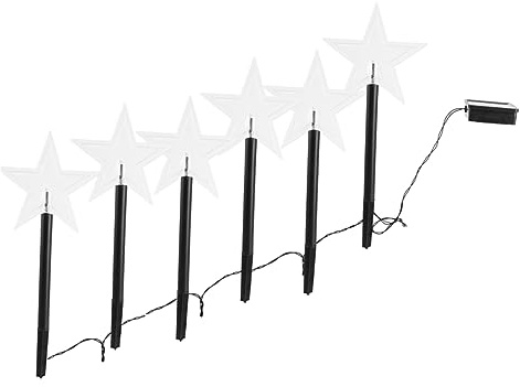 YARNOW Solar Powered Christmas Lamp Plug Outdoor Landscape Lights for Garden Lawn Fence and Walkway Easy Installation Festive Decorative Lighting for Backyard and Flowerbed