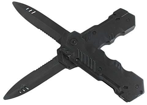 Pssopp 4 Uds. De Cuchillos Retráctiles De Juguete, Daga Que Desaparece De Plástico, Divertido Accesorio para Fiesta De Halloween para Niños y Adultos (Black)