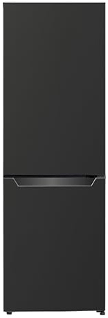 Respekta frys-kylskåp / 157 l / **** Frysrum/Fast Cool-funktion/ombytbar dörrhängning/LED / 144 cm hög/C/Black Steel / KG144BS-52
