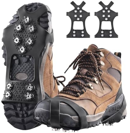 2 Stück Anti Rutsch Schuhspikes, Langlauf Schuhbedarf, Ersatzspikes Ice Grips, rutschfeste Eisspikes für Schuhe, Schuhe und Stiefel (C)