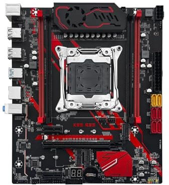 Placa Base X99 RS9 LGA 2011-3 CPU Xeon E5 2680 V4 y Kit Opcional DDR4 de 16 GB de Memoria de Cuatro Canales USB3.0(Motherboard+CPU)
