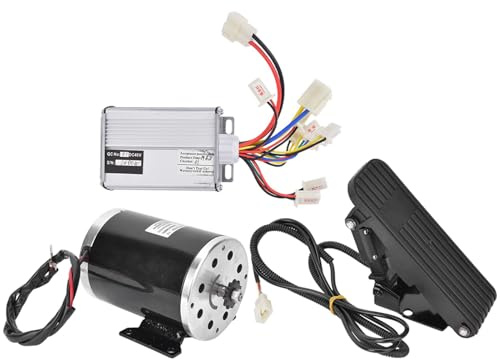 Acouto Accessorio Combinato Pedale Controller Motore Spazzola 48V / 1000W in Lega di Alluminio 3 Pezzi per Servizio Scooter Elettrico Produzione Professionale e Stabile in Alluminio Alto