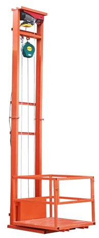 Montacarichi A Parete, Piattaforma Elevatrice Elettrica Portante Da 400KG (880Lbs), Con Telecomando, Adatta For Magazzini E Fabbriche(3M/9.8FT)