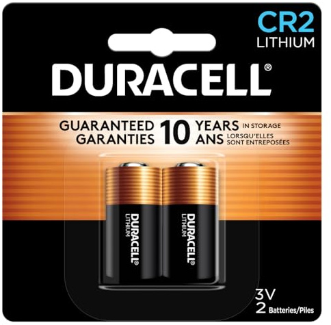 Duracell CR2 3V Lithium Battery, 1 Count (Pack of 1), CR2 Battery Lithium, High Power, Long-Lasting for Video and Photo Cameras, Lighting Equipment, and More