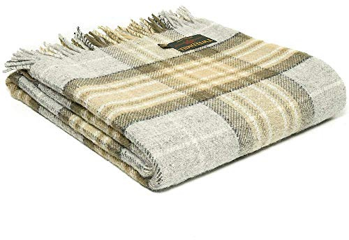 Tweedmill Textiles McKellar Reisedecke aus Wolle, Tartanmuster