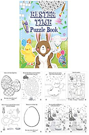 Henbrandt 12 Mini-Oster-Puzzle-Bücher für Mädchen, Jungen, Kinder, A6