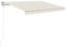 vidaXL Tenda da Sole Retrattile Automatica 300x250 cm Crema