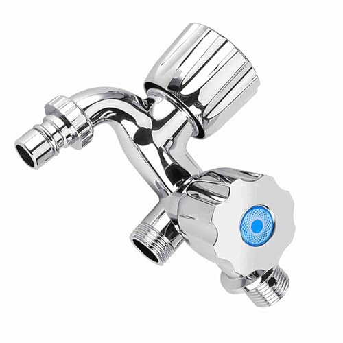 Kaltwasserhahn Galvanik-Kunststoff-Waschbecken-Wasserhahn für Badezimmer-Waschmaschine(Jalousie G 1/2 Düse)