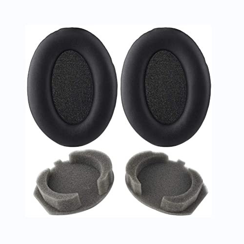DAZZLEEX Pack of 2 ear for PADS cushions replacement for Sony WH-1000XM3 headphones SDE black