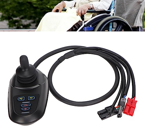 Vomeko Controlador De Silla De Ruedas Eléctrica Controlador De Joystick Universal con Alta Sensibilidad Y Certificación IPX5 A Prueba De Agua para Un Control De Movilidad Inteligente
