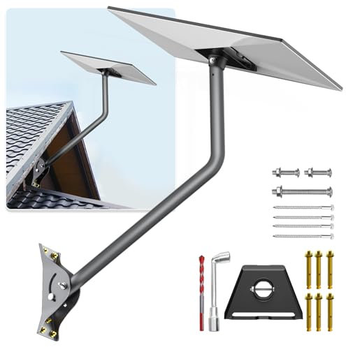 Support Starlink Gen 3, support mural/support de toit 65 CM compatible avec l'antenne parabolique standard V3 Starlink, kit de montage Starlink réglable