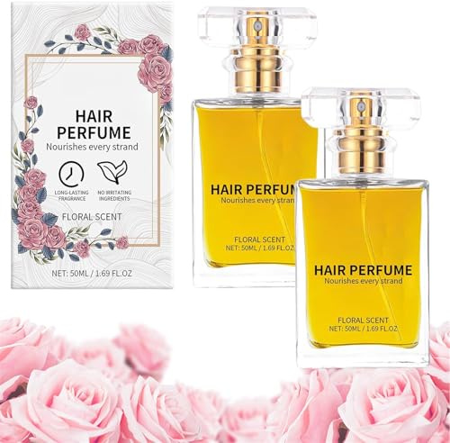 Hair Perfume, Hair Essential Oils Perfume for Women, Hair Perfume for Women Long Lasting, Nourishing and Hydrating, Anti Frizz Hair Perfume for Women (2Pcs)