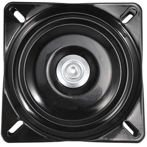 15,4 cm Bootssitz Drehplatte 360 Grad Drehung Universal Set für Angelboot Marine Sitz Drehhocker 15,4 x 15,4 x 2 Drehbarer Drehteller Sitz Drehfuß
