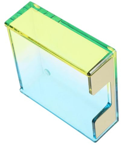 HAPINARY Notizpapierhalter Aus Acryl Ordnungsständer Für Schreibtisch Notizblockbehälter Büro-Organizer Mit Einfachem Design