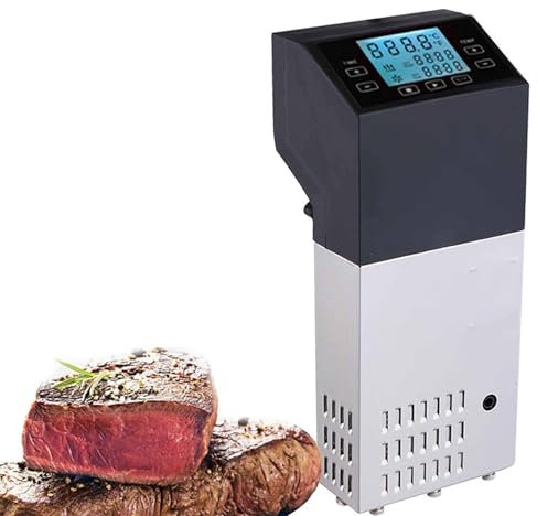 Cocina de circulación de inmersión de calentamiento rápido de 1500 W, máquina sous vide comercial, con pantalla LCD, ajuste de 0 a 99 ℃, control de temperatura preciso