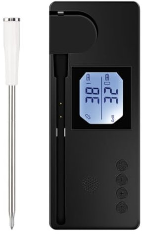 Juqoyue Wireless Meat Thermometer Smart Digital Bluetooth Barbecue Thermometer APP Mobile Control Food Temperature Tester