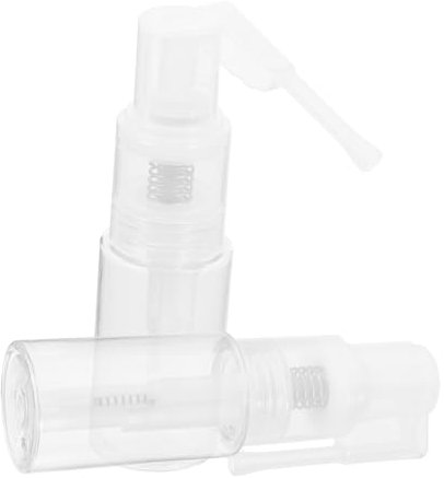 Veemoon Transparente Pulver Sprühflasche 35ml Aus Abs Mit Langer Düse Klumpenfreier Sprühnebel Für Körperpuder Talkumpuder Glitzer Leicht Und Kompakt Für Alltag Reise (2 Stück