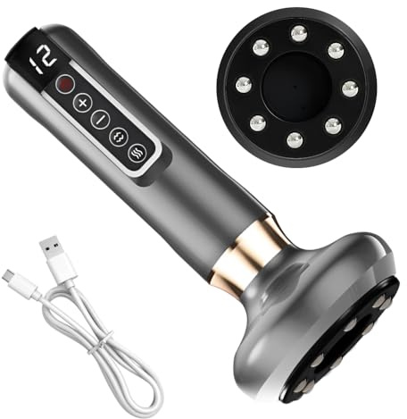 NAVESO Velora Massaggiatore Anti Cellulite, Velora Beauty Anticellulite, Massaggiatore Elettrico, Massaggia-tore Cellulite, Anti-Cellulite Vacuum Massagg-iatore Cellulite Corpo Gambe e Glute (Grigio)