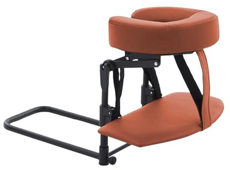 Almencla Kit de Massage pour Matelas Maison Repose Tête Oreiller Ajustable Support Main Coussin Crâne Fabrication En Alliage et Éponge Fonction Ergonomique Ada, Rouge Marron