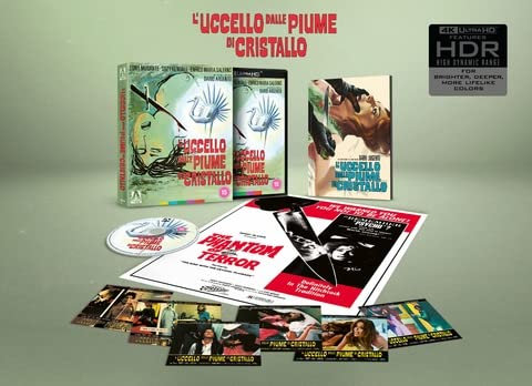 The Bird with The Crystal Plumage – Arte Original Limited Edition 4K UHD BLU-Ray- Import UK