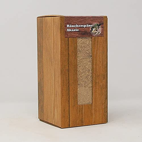 Landree Räucherspäne, Akazie - 1,5L-Box, mittlere Körnung, Qualitätsgeprüft direkt vom Hersteller aus Schleswig-Holstein