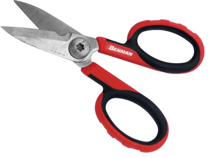 Benman 77118 Forbici per elettricista impugnatura imponente lunghezza: 142mm