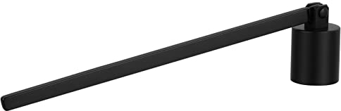 Ciieeo Kerzenlöscher Kerzenglocke Flammenlöscher Kerzenabdeckung Schwarz Kerzenlöscher aus Edelstahl Mit Langem Griff Dochtflammenlöscher Aus Edelstahl Weihnachtskerzenlöscher