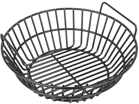 Kohlekorb für Big Green Egg Large Porzellan Stahl Asche Feuerkorb für Kamado Joe Classic für Pit Boss Louisiana Grills Große BGE Grill Dome Holzkohlehalter BBQ Teil
