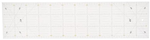 Nishiyuenyi Rechteck Lineal Quilt Vorlage Patchwork Schneider Nähen Lineal 60x15cm