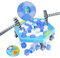 Exciting Penguins on Ice Game for Children and Adults - Interactive Arcade Board Game with Ice Cubes, Hammers and Penguin - Perfect for Family Fun and Winter Competition