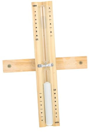 ABOOFAN Sanduhr Und Glas 10 Minuten Timer Für Sauna Und Küche Tragbare Sanduhr Dekoration Mit Glatter Oberfläche