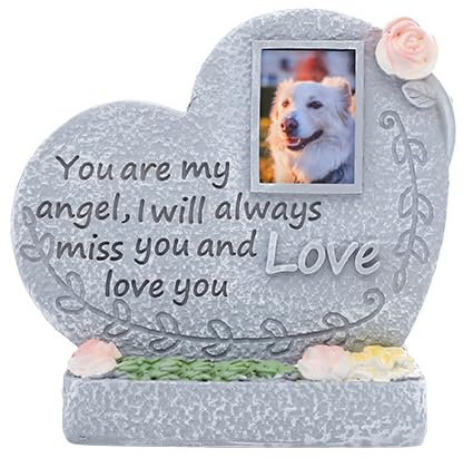 ZUMLLOMA Pietra commemorativa per animali domestici, regalo per la perdita di un animale domestico, pietra commemorativa per un cane, pietra tombale temporanea, regalo commemorativo per un cane