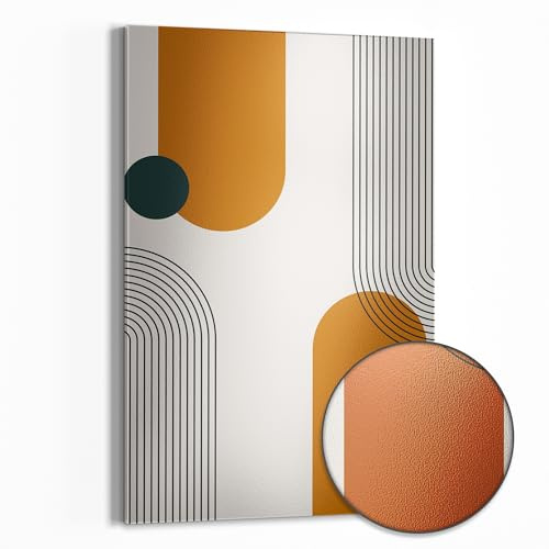 DEQOART Metall Magnettafel | 40x60 cm cm groß | Motiv Balance der Kontraste | Whiteboard für alle Magnete | Magnetboard Wand-Tafel für Küche & Büro | Design Magnetwand Pinnwand magnetisch