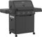 RÖSLE Gasgrill ALLFLAME Prime 4 – 4 Brenner (je 3,5 kW), PRIMEZONE, Vario+ Grillrostsystem, 70x45 cm Grillfläche, Gusseisenroste, Alu-Druckguss, Deckel mit Glaseinsatz, beleuchtete Drehknöpfe, schwarz