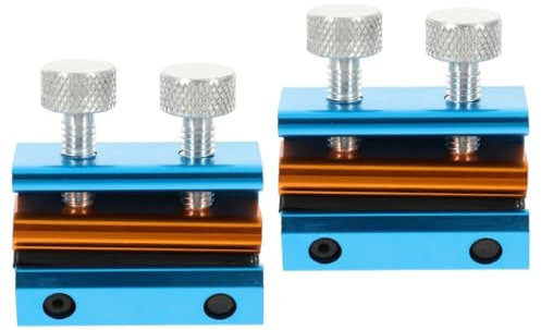 Amosfun 2 Pièces Huileur De Câble D'accélérateur Huileur à Double Câble Manette De Accessoire Scooter Graisseur Harnais Outil D'huile De Câble Aluminium Bleu