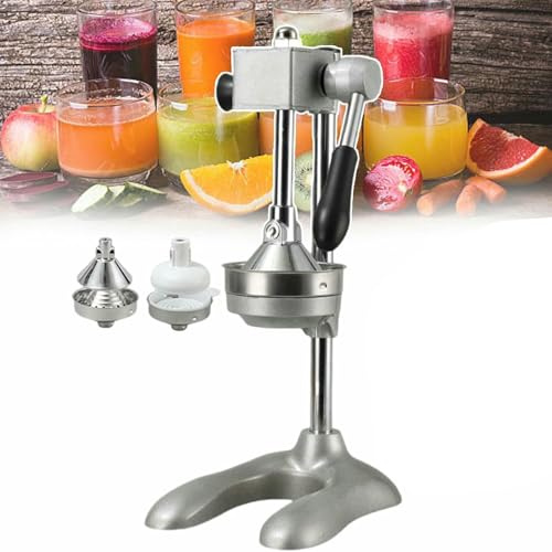 Máquina De Exprimidor De Cítricos, Cítricos Exprimidor De Naranja A La Sanditera De La Sanditería Herramienta De Jugo De Jugo Para Restaurantes, Cafeterías, Bares, Tiendas De Té (con 2 Moldes) ~/