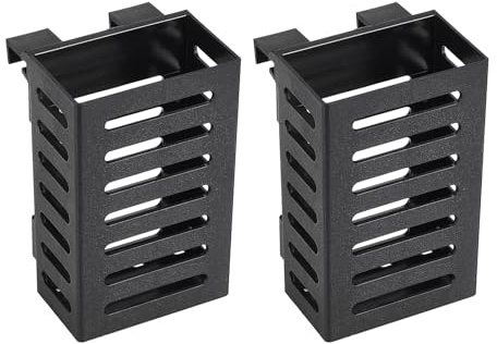 Acouto Porta Piante Acquario, Confezione da 2 Vasi Acquatici Sospesi con Fori per Acquario, Pothos, bambù Portafortuna e Piante Acquatiche, Materiale ABS per Decorazione e Propagazione (Bianco, 4