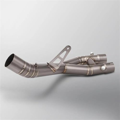 Exhaust Pipe Silencer Motorcycle Muffler Exhaust Pipe For YZF-R1 YZF R1M R1 MT-10 MT10 2015-2025 Titanium Alloy Front Middle Link Pipe 60Mm Motorbike Connecting Tube
