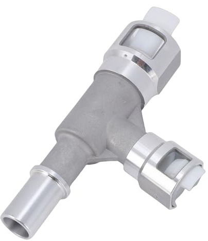 Cuifati Connecteur de Tuyau de Chauffage en Métal, Connecteur en T de Tuyau D'entrée de Chauffage CVC en Alliage D'aluminium avec Résistance à Haute Température, pour 2002 2014