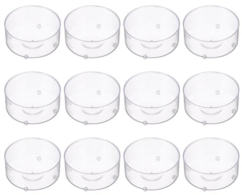 PERSELOSO Ciotole per Rettili in Acrilico 30 Pezzi Design Profondato Multifunzione per Alimentazione e Acqua Domestica per Gechi e Rettili
