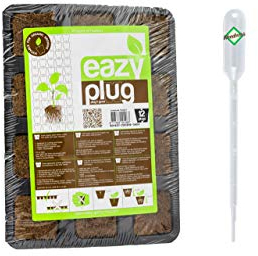 Weedness Eazy Plug Anzuchtset 12 STK. - Torfquelltöpfe Anzuchterde Aussaterde Torftablette Quelltabletten