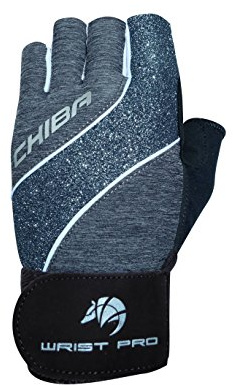 Chiba Unisex Lady Starlight Trainingshandschuhe, Grau (dunkelgrau), XS