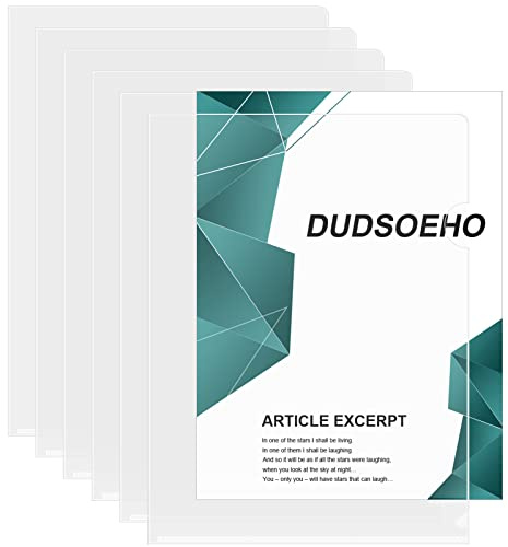 DUDSOEHO Fundas A4 de 170 Micras para Documentos (30 Unidades)